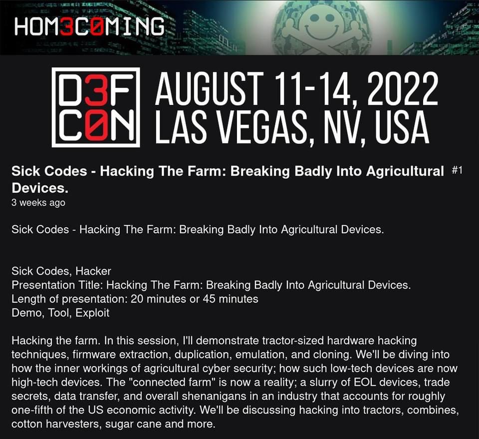 wtf_yodhha's tweet photo. Defcon 30
Happy learning! :)
https://t.co/Xz11pvf9Sy

#DEFCON30 #DEFCON #Defcon2022 #hacking #bugbountytips https://t.co/61jxyqvtCU