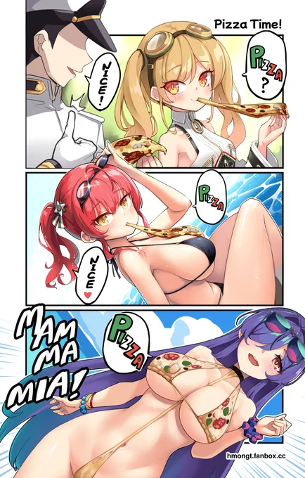 Pizza Time! 🍕

NSFW ver. https://t.co/MoXLUE9nM7

#アズールレーン #AzurLane 
