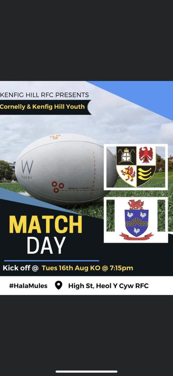 Next up we travel to <a href="/Heolycywyouth/">Heol-y-cyw seconds rfc</a> for some more game time. Tues 7.15