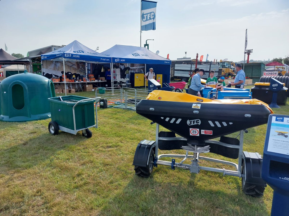 JFCAgri's tweet photo. Our team are exhibiting today @tullamoreshow. We are located on stand, H 257-260. #TullamoreShow #jfcagri #jfcshow #jfconthefarm https://t.co/S65Iw6KJd6