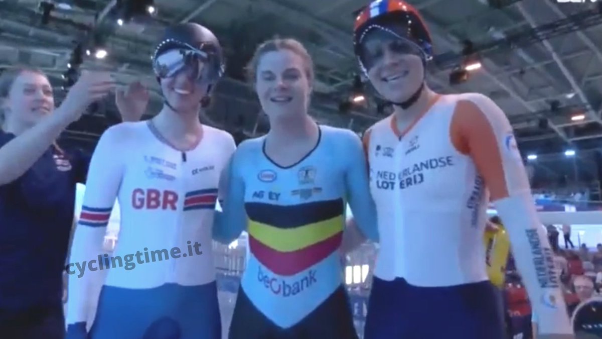 Cyclingtimenews's tweet photo. #munick2022 #eurotrack22 Eliminazione donne
๐ฅ Lotte Kopecky ๐ง๐ช
๐ฅ Pfeiffer Georgi ๐ฌ๐ง
๐ฅ Mylene De Zoete ๐ณ๐ฑ https://t.co/Kl58ydYA8s