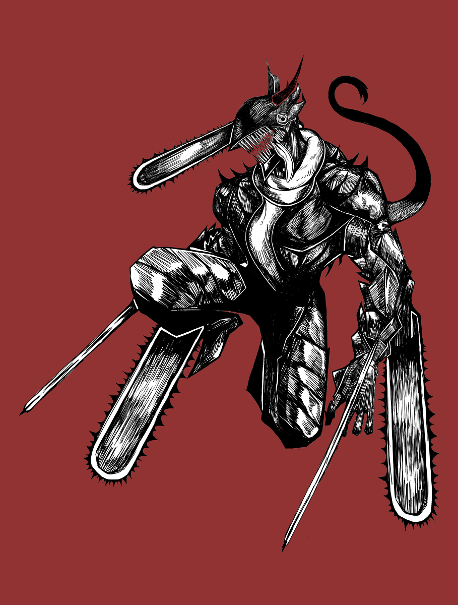 old drawing
Chainsow Man