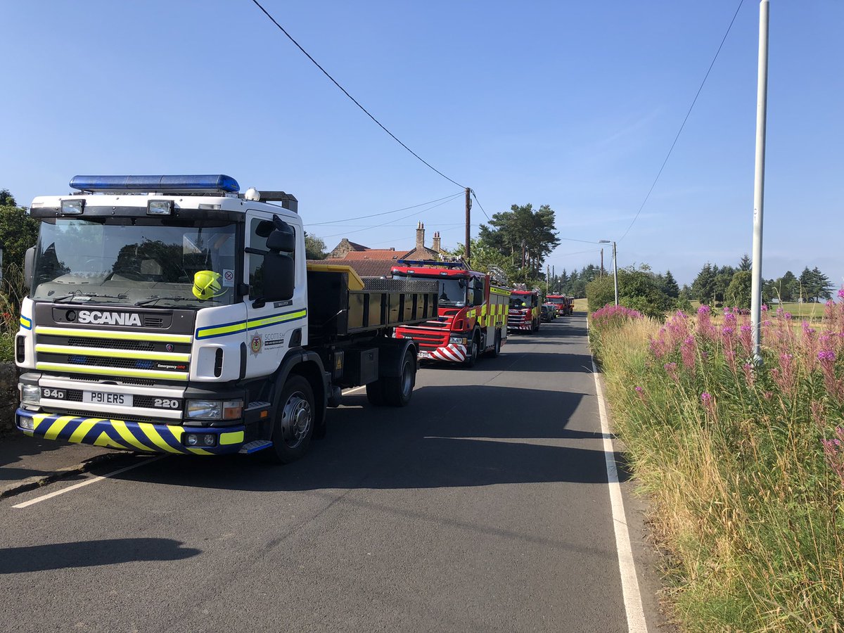 Over the last couple of day’s, we’ve been down supporting our Colleagues in West Calder with the Polaris ATV, helping Transport Personnel and Equipment considerable Distance and difficult Terrain. In the extreme heat,  Firefighters put in another hard Shift. Happy to help. #SFRS