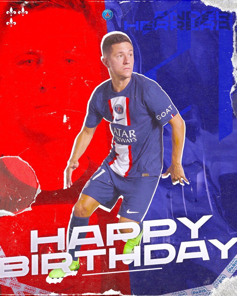 PSG_inside's tweet photo. 🎂 En ce dimanche 14 août, on souhaite un 𝗷𝗼𝘆𝗲𝘂𝘅 𝗮𝗻𝗻𝗶𝘃𝗲𝗿𝘀𝗮𝗶𝗿𝗲 à @AnderHerrera 🔴🔵 https://t.co/5Liv0Foqmi