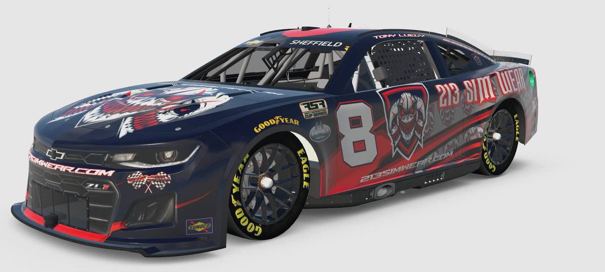 SheffieldGraphs's tweet photo. Another Scheme for Tony Luedy @213simwear.  I appreciate the opportunity to put this together for you.

#Simracing #eSports https://t.co/DYCYEhNgu1