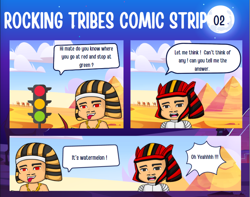 RockingTribes's tweet photo. Rocking Tribes Comic Strip 02
https://t.co/Zg1Gr5RqZj
#RockingTribes #NFT https://t.co/97KQNiJF7B