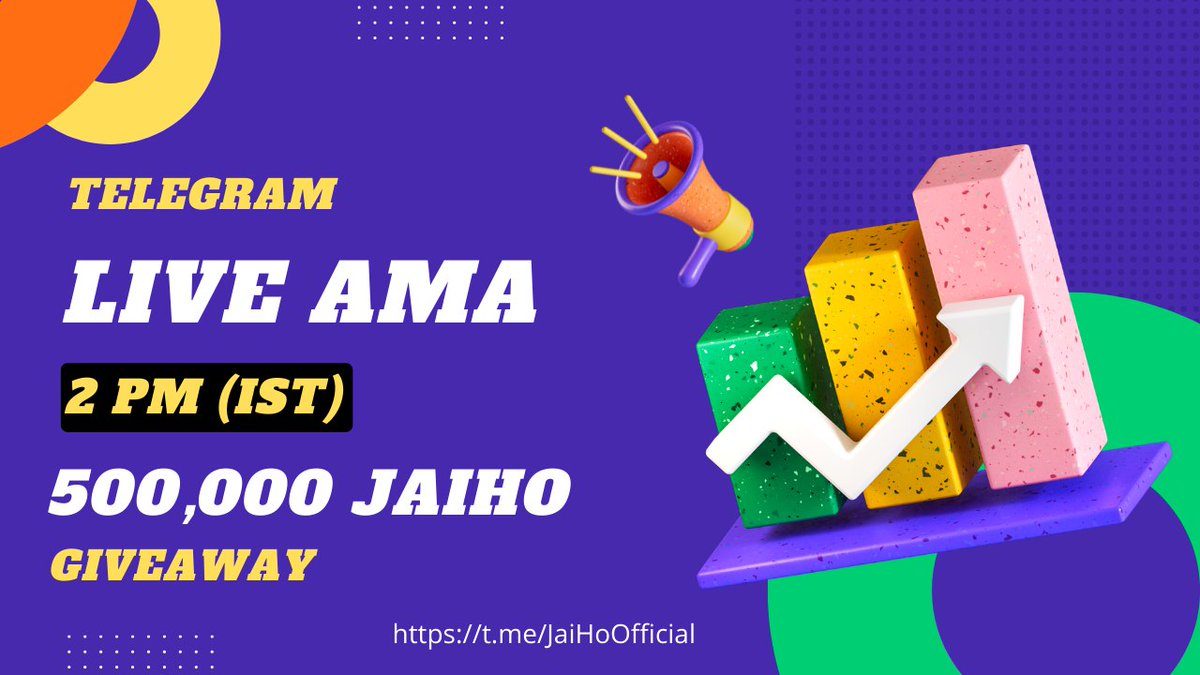 JaiHoNetwork's tweet photo. Join us Tommarow At 2 PM (IST)
#JBC Live
Whitepaper Live
New Website Live
MainNet &amp; Testnet Live
Roadmap for 2023 
Marketing Plan Discussion
Join AMA &amp; Chance To Win From 500,000 JaiHo Pool..
#Giveaway #JaiHo #Cryptocurency https://t.co/SjpkLCiVnH https://t.co/me8W6BKzgr