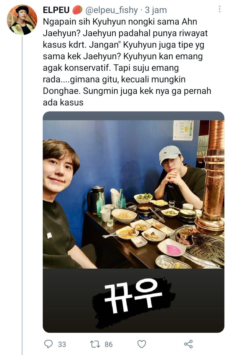 petalsdanomega's tweet photo. Need help for mass report this account, it's not elfishy,, now kids make hate speach for other member.. Heechul, Leeteuk, Yesung, Kyuhyun.. do not responded just RnB.. Thank you
#SS9inJKT #SUPERJUNIOR #HEECHUL #Leeteuk #YESUNG #KYUHYUN #Petals #Angels #clouds #sparkyu https://t.co/sJe9aKl5qB