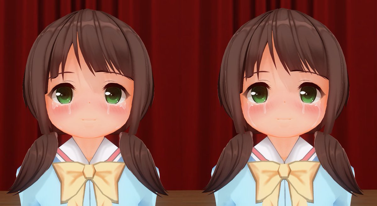 incho0605's tweet photo. 「【COM3D2】ぷにほっぺRev1」をUPしました。
「COM3D2専用ぷにほっぺフェイス」に、涙が埋まってしまう問題の修正を加えたものです。

https://t.co/Yjl8UkK0QT
#COM3D2 https://t.co/FBcMs6LkV1