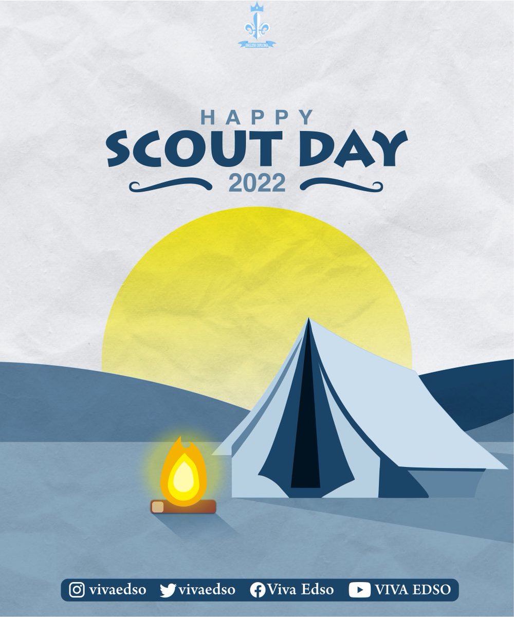 [ SCOUT DAY ]

Happy 61st Scout Day, August 14, 2022.

Hopefully, the Scouts will always be the glue of unity and can continue to make the nation proud.
——
#VIVAEDSO 
#KABINETPRAKARSA 
#BANGGAVOKASI 

HIMA D3 BAHASA INGGRIS UNIVERSITAS AIRLANGGA