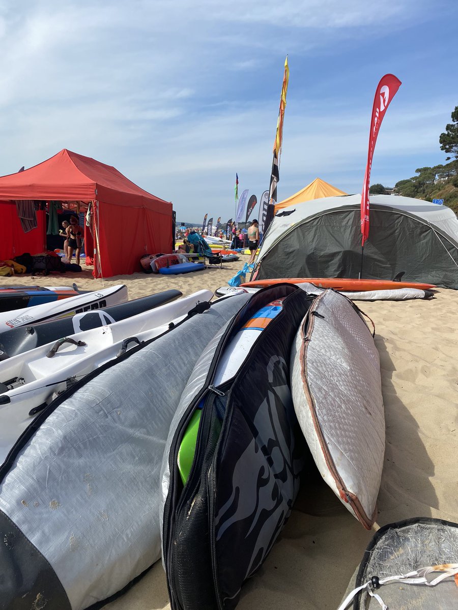 adeymayhew_'s tweet photo. #lifesaving #sport event  -village is up and the athletes village full of kit - #sun out, #flags up - #race is on @surflifesaving #SLSGB  day 2 of a festival of sport https://t.co/Z4MBqTE68V
