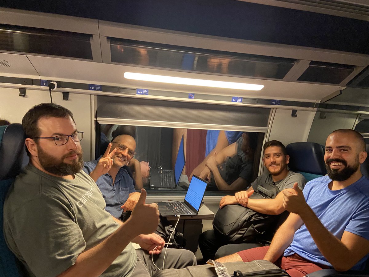 Mizrahi Lab (@labmizrahi) on Twitter photo The <a href="/LabMizrahi/">Mizrahi Lab</a> on the train, making our way from Zurich to Lausanne #ISME18 <a href="/ISME_microbes/">ISME - International Society for Microbial Ecology</a> So looking forward to meeting friends and hearing science in person. The <a href="/LabMizrahi/">Mizrahi Lab</a> on the train, making our way from Zurich to Lausanne #ISME18 <a href="/ISME_microbes/">ISME - International Society for Microbial Ecology</a> So looking forward to meeting friends and hearing science in person.