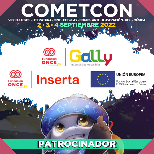 CometConES's tweet photo. Sumamos los apoyos de @Fundacion_ONCE y su proyecto de videojuegos accesibles Ga11y 🤖

Muchisímas gracias por colaborar y hacer posible un año más la celebración de la CometCon aportando una causa social tan necesaria como es la accesibilidad en nuestros hobbies 😊 https://t.co/6mLOXbsyYk