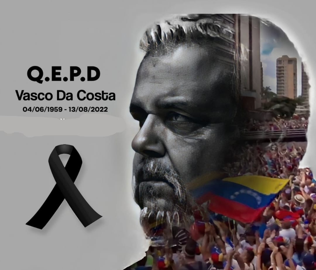 JoseColinaP's tweet photo. Ha fallecido  Vasco Da Costa. Siempre lucho por la liberación de Venezuela. QEPD! https://t.co/GVFElQpELb