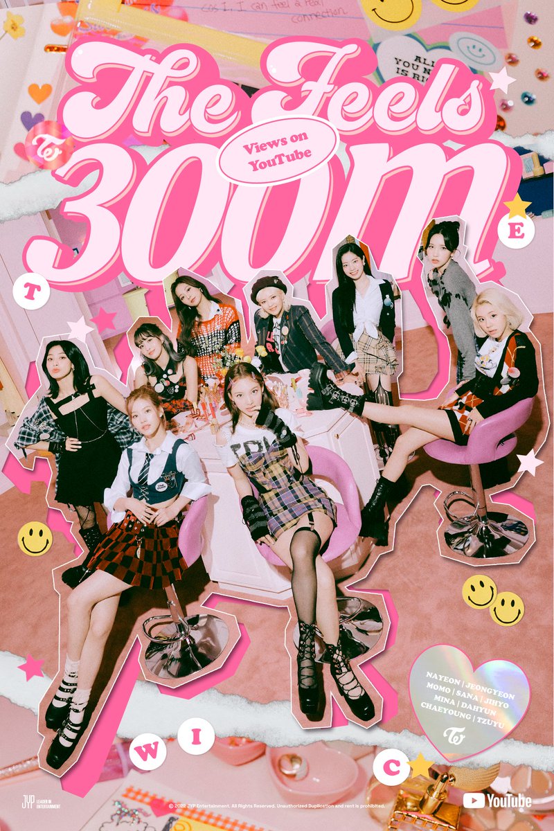 MYOUDl's tweet photo. ️️ ️️️️️️
Thank you ONCEs! The MV for 'The Feels' has over 300M views on YouTube! 💗

🎬 https://t.co/m39VMOAwvg
️️ ️️️️️️ https://t.co/AA47M0zfDD