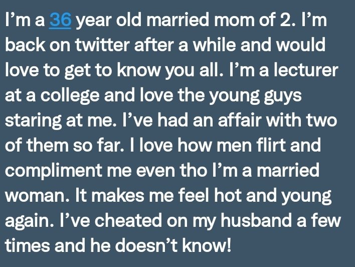 Pervconfession On Twitter Married Milf Loves Fucking College Guys