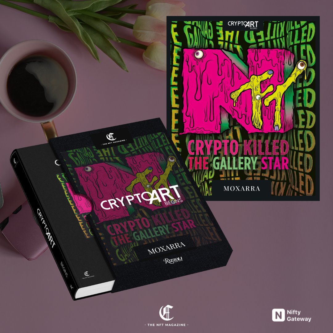 TheNFTMag's tweet photo. Wow! @Moxarra featured among one of the 50 best Crypto Artists in the first Phygital Book "Crypto Art - Begins"

Special NFT DROP on 19th September on @niftygateway

@jamie_anson_ @eleonorabrizi @Cryptonomist_en @Rizzoli_Books @ACVAULT

#CryptoArtBegins #CAB #nftart https://t.co/to34TriFVB
