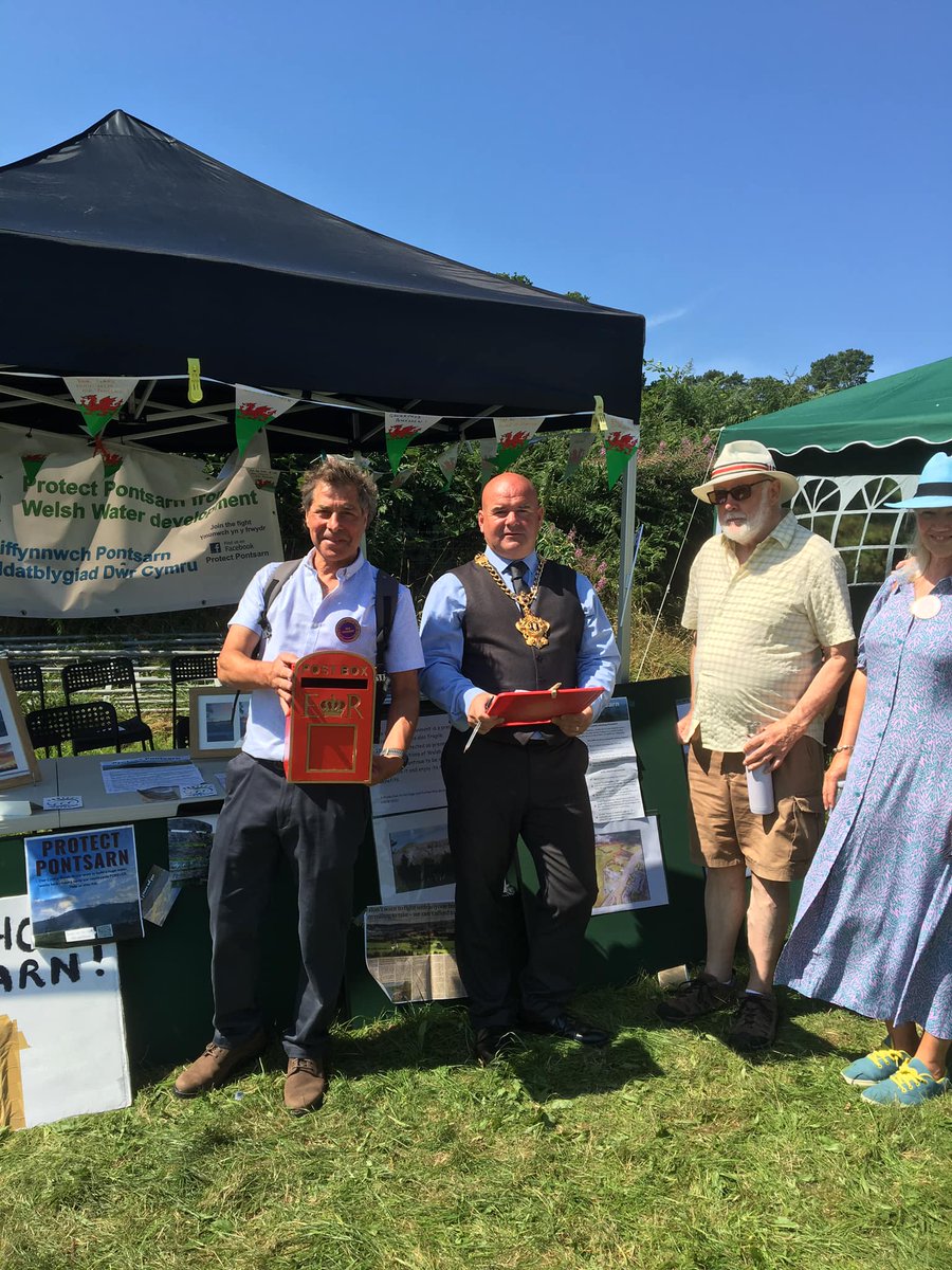 ProtectPontsarn's tweet photo. Lots of support at the Vaynor Show for the @ProtectPontsarn campaign to stop @DwrCymru destroying the landscape with a massive water treatment plant. Well done, everyone! https://t.co/c5drayTFSD