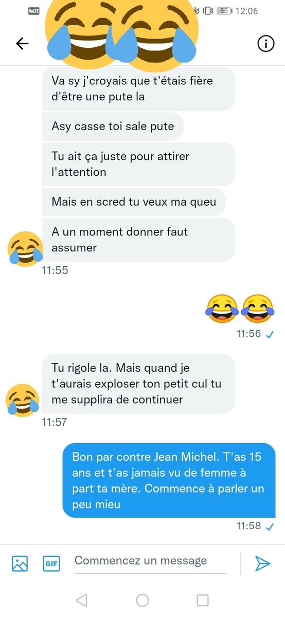 AliceJuo's tweet photo. Le genre de dm que je reçoit... #menaretrash #tds https://t.co/vChJZeVps5