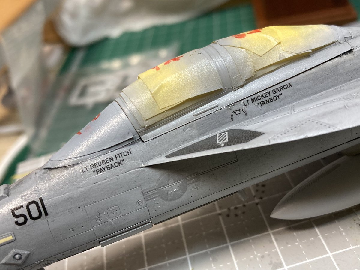 jun_area51's tweet photo. FA18F Dagger 🗡4: 501
PAYBACK&amp;FANBOY

デカール

#FA18FSuperHornet 
#トップガンマーヴェリック      
#トップガン祭り https://t.co/NultrtsFj7