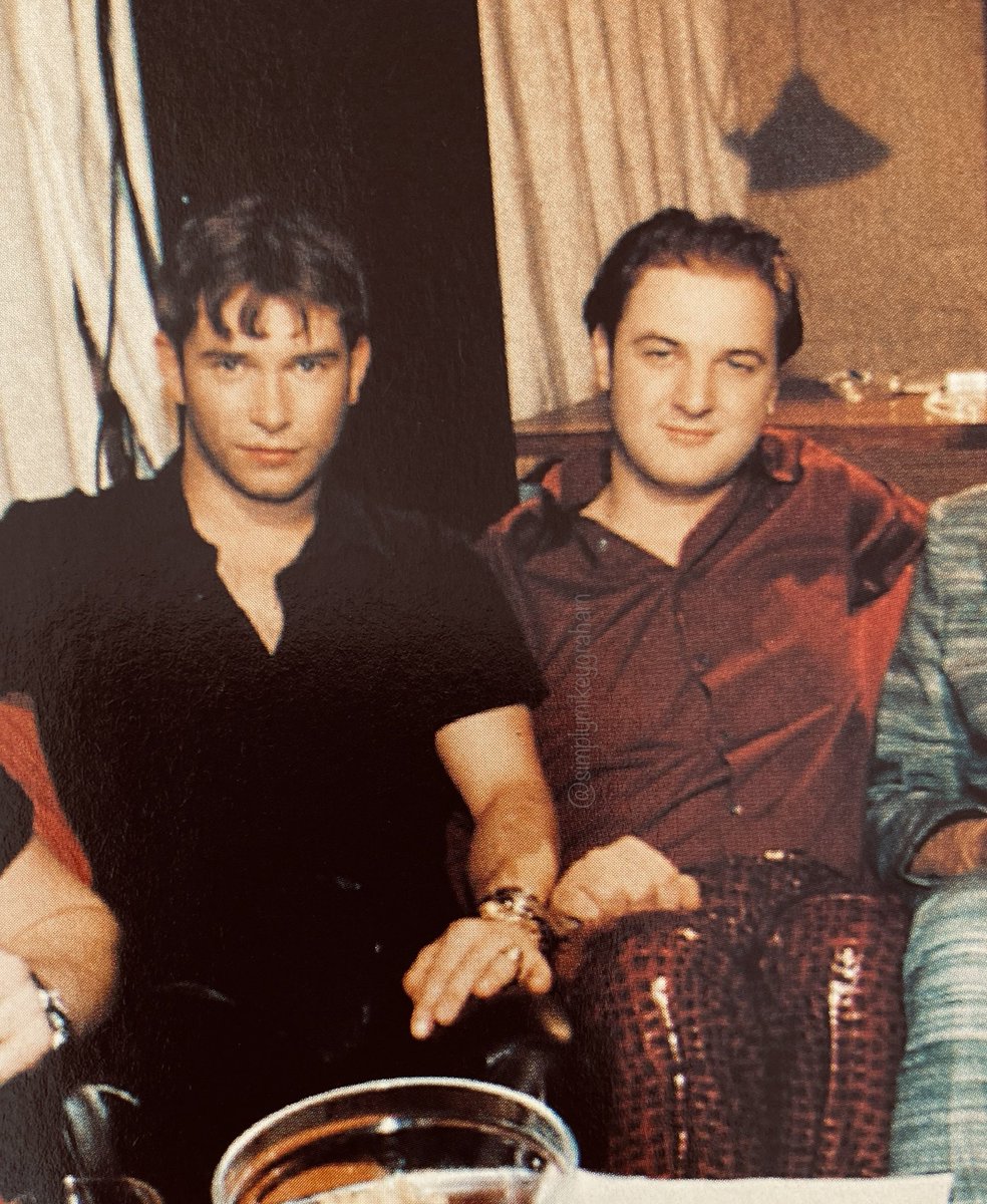 simplymikeygra1's tweet photo. Taken from a group shot but does anyone else think @MRMIKEYGRAHAM and Steo look cute here? 😍 (Credit- Boyzone Magazine admin copy) #SimplyMikeyGraham #MikeyGraham #Boyzone #Steo #AlwaysFive #WeLoveYouMikey https://t.co/ch2EI3MSBR