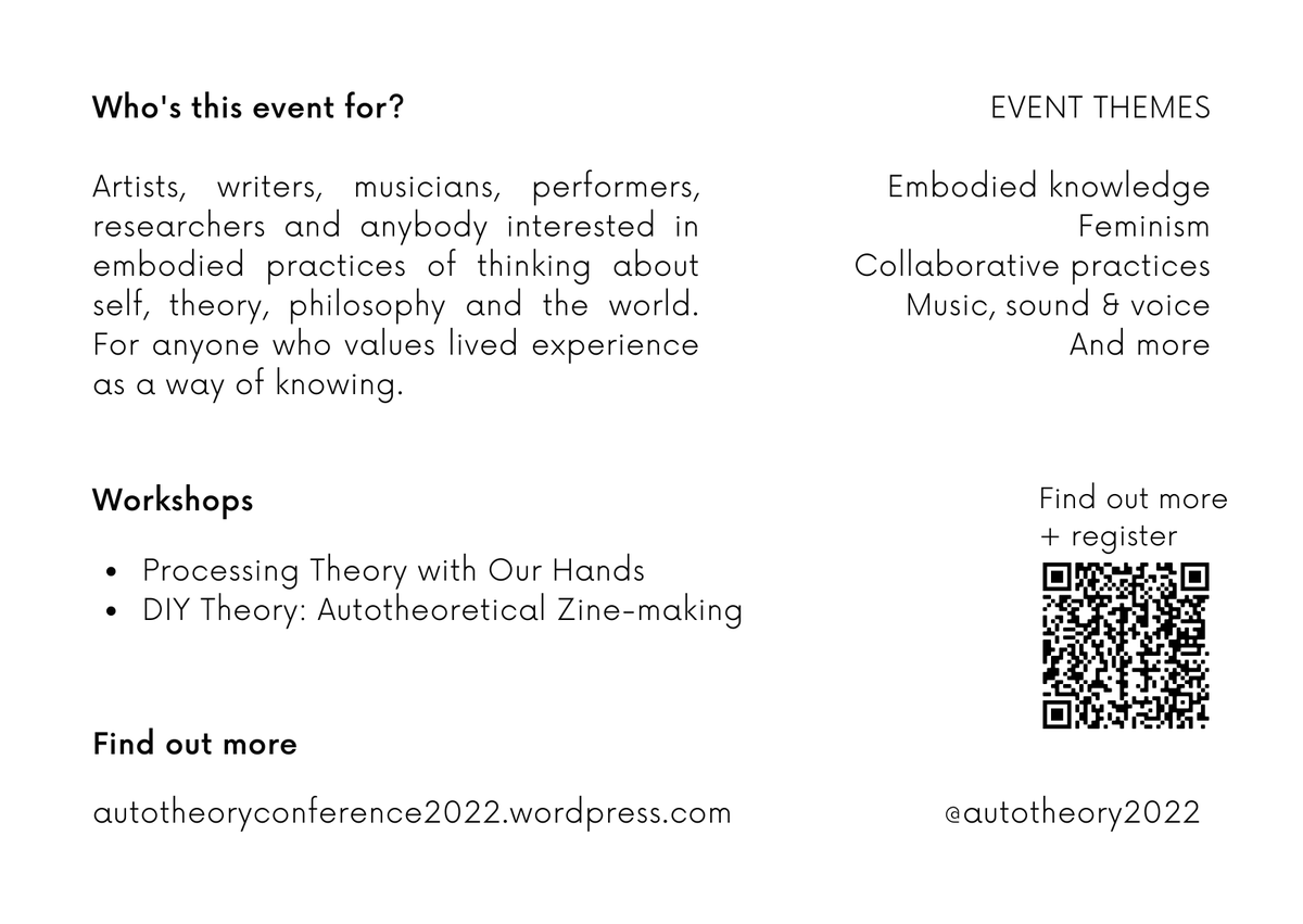 Autotheory2022's tweet photo. For more information about the conference: https://t.co/jsoWtATpWK https://t.co/fUk4LV0xPe