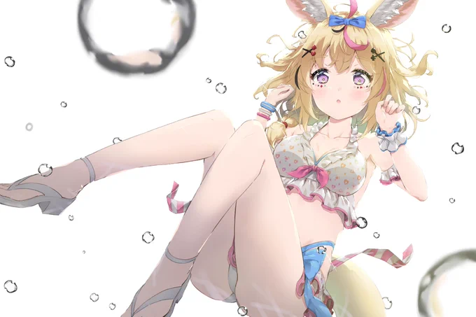 #絵まるポルポルの水着ほんと可愛くてすき 