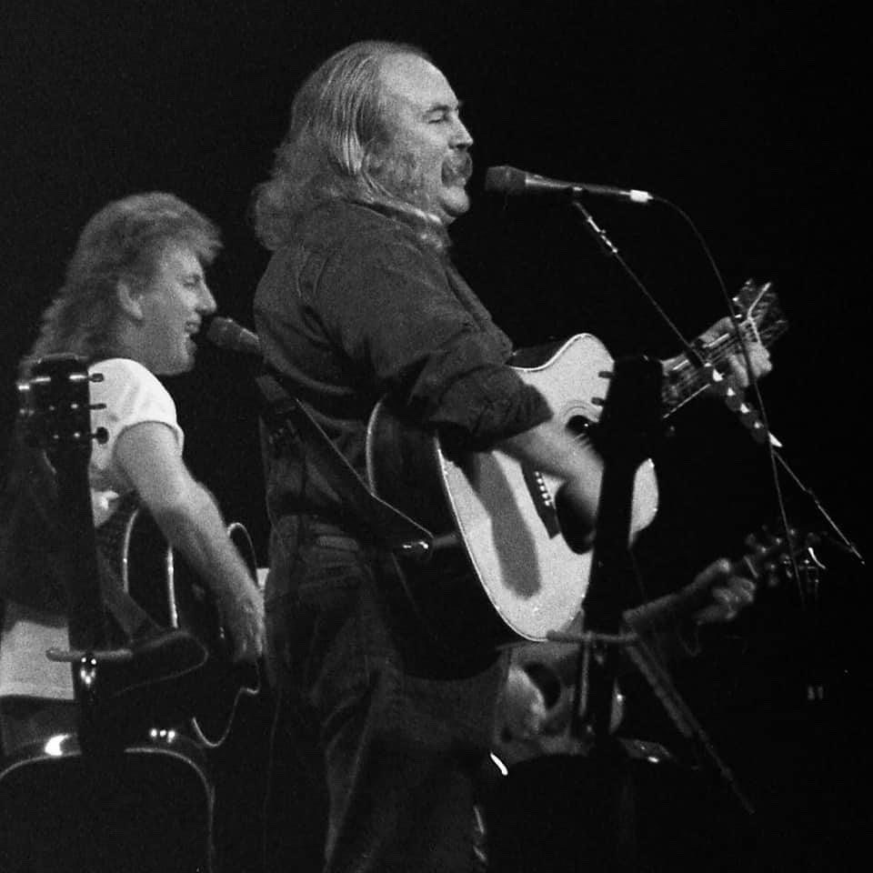 Happy Birthday to David Crosby : by me, sometime in the 80s 