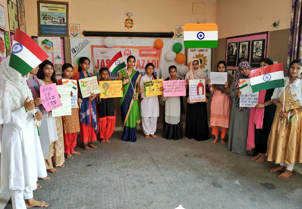 SalehaDanish's tweet photo. Celebrated independence Day  from YUW on Saturday 13 August 2022 #JashneAzadiMubarak #azadikaamritmahotsav2022 #AzadiKaAmritMahotsav #HarGharTiranga #MomentsWithTiranga @ActionAidIndia @ActionAid @raisindian @rakeshthakurd @mashkooralig @NaghmaKhaliq @sughrabano6 @RinkiRi24689675 https://t.co/srDye6kgYw