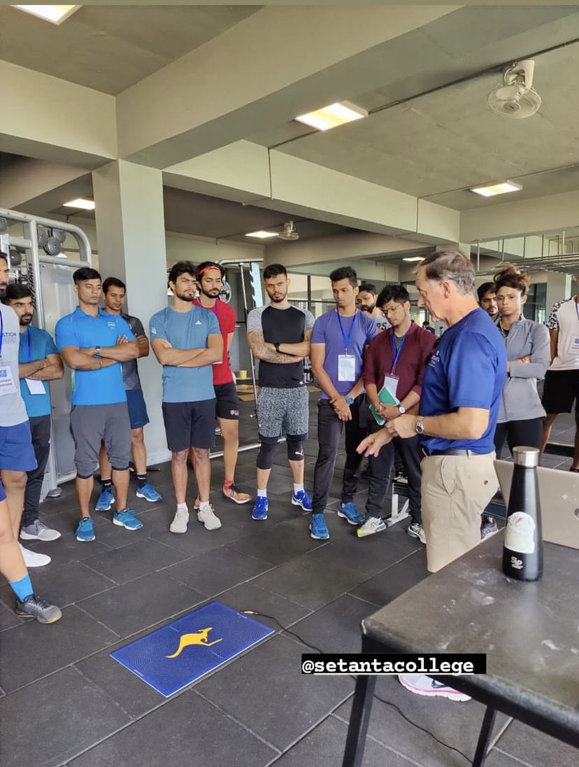 DeasunO's tweet photo. Great to see @SetantaCollege President Liam Hennessy attending Setanta workshops in India at @Sports_PDCSE ๐ฎ๐ณ๐ฎ๐ช https://t.co/XY4ke7a8sA