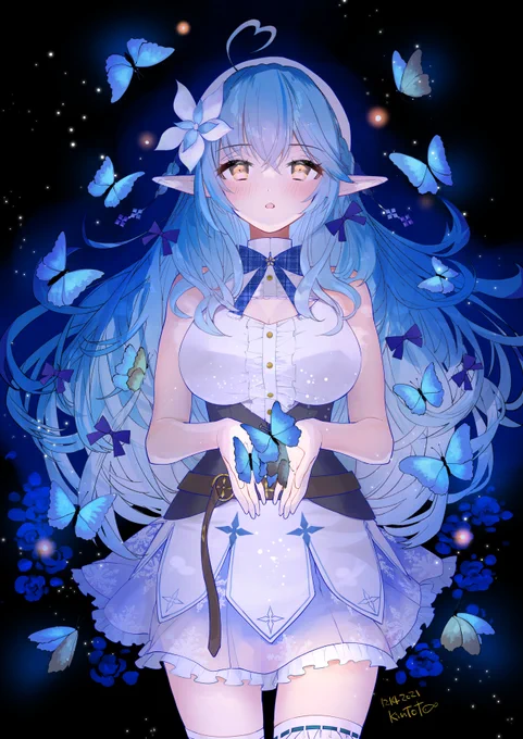 去年描いたラミィちゃんの再掲…っ#LamyArt 