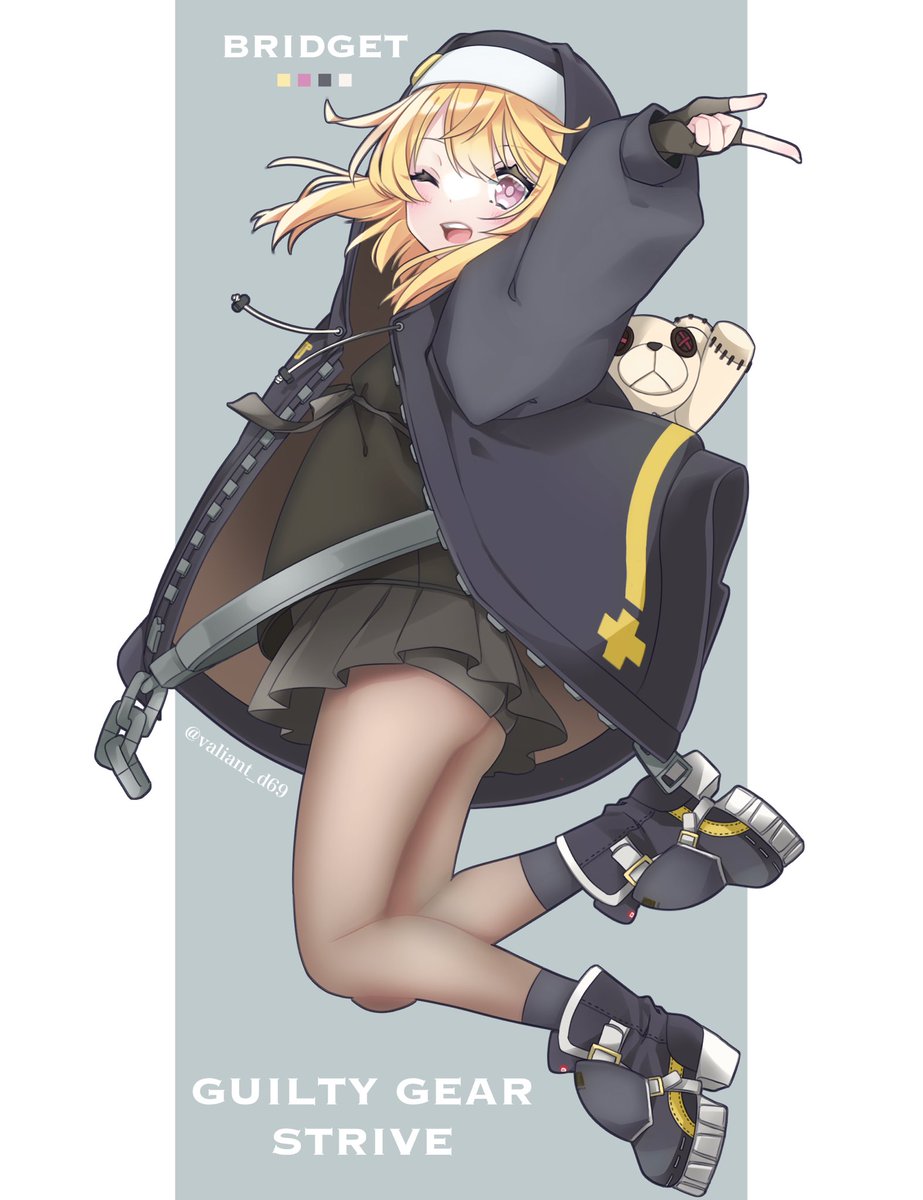 Bridget Fanart Retweet Bot On Twitter Rt Valiant D69 ブリジットのカラバリ差分。 このカラーが好き。タイツずるいでしょ