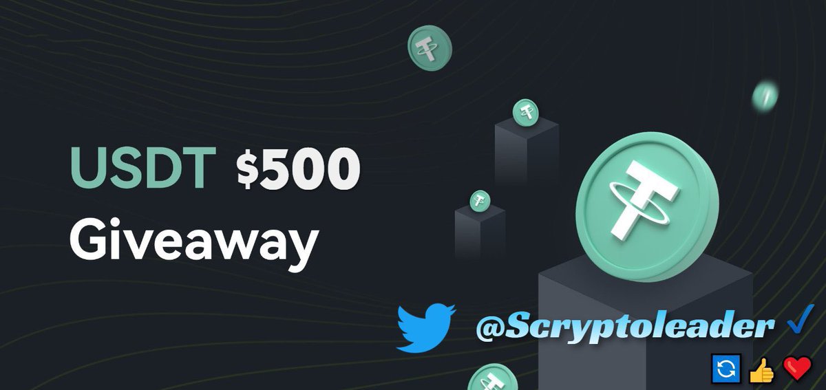 💸 $500 #Giveaway #Round 8💸 We'll select 5 winners randomly and award $100 to each account! 🤑🤑 Rules: 👇 1️⃣ Must Follow us & @sCrypto0x 2️⃣ Tag 3 friends 3️⃣ Like & Retweet Winners will be picked in 48 hours Good luck 💚 #CRYPTO #NFT #APE #ETH #BTC    #BNB    #BUSD #USDT