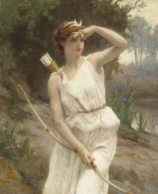 SPerezBlundi's tweet photo. DIANE
Du 13 au 15 Août, #Rome fête la déesse vierge #Diane 🏛️
#Ovide, contemporain d'#Auguste, décrit un festival de torches portées par des femmes couronnées de fleurs sur les rives du lac de #Nemi... à la tombée de la nuit.
#Diane #Artémis
🎨 Guillaume #Seignac (1870-1924) https://t.co/3zYU0jeGnq