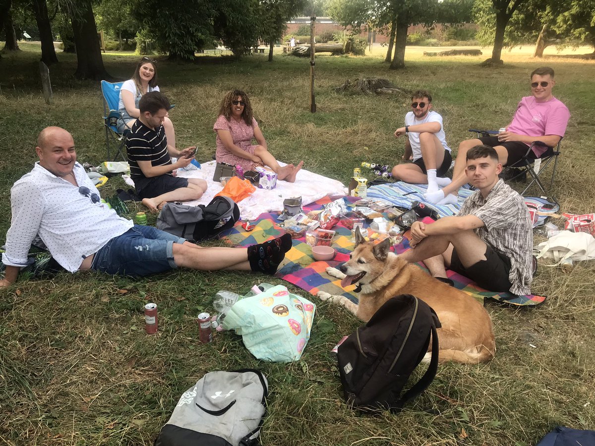 Safe to say the wee fella enjoyed himself yesterday. Nice of him to sit guard by the food as well. You never know when someone might steal your cocktail sausages.