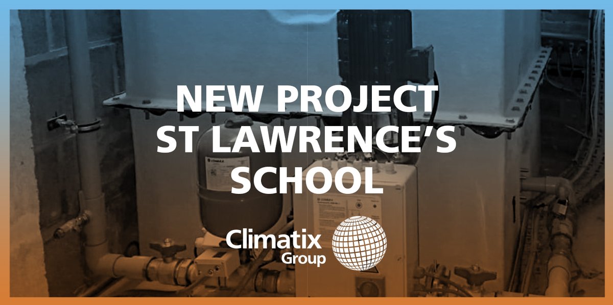 <a href="/ClimatixGroup/">Climatix-Group</a>  delighted to win new project for St Lawrence's School York, summer holiday perfect time for us to be onsite. View our services climatix-group.com #HVAC #aircon #contractor #mechanicalengineering #heating