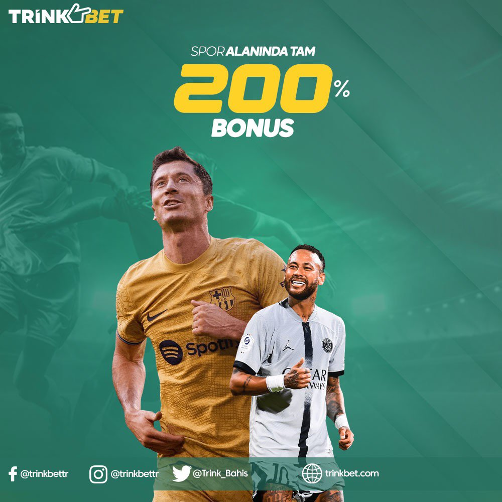 Trink_Bahis's tweet photo. 📢 Sadece Bugüne Özel Yatırımlarınıza %200 SPOR YATIRIM BONUSU

▪️Telegram !!
https://t.co/KV6uvow9n0
▪️Twitter !!
https://t.co/d33vE4CdAs

#TrinkBet ile kazanmaya ne dersiniz?
TrinkBet Güncel Giriş: 🔗 https://t.co/q6RvxHhhLM