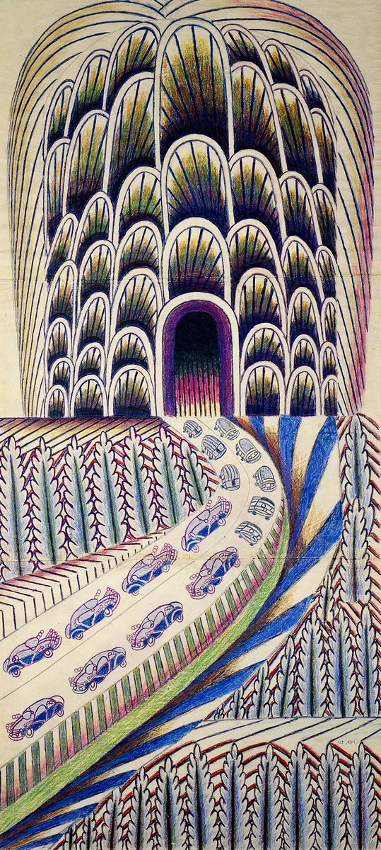 Martin Ramirez - ‘Untitled’ 1954