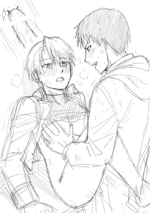 師匠(故人)の娘が自分を追いかけて軍人になって同じ戦場で久しぶりに再会したので我慢できなかった青年のラフ 