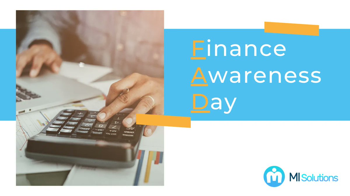 MISolutions2's tweet photo. Did you know today is National Finance Awareness Day💸💸

#MISolutions #BusinessSoftwareSpecialists #BusinessSoftware #AccountingSoftwareSpecialists #AcountingSoftware #CloudSoftwareSpecialists #CloudSoftware #NationalFinanceAwarenessDay #FinanceAwarenessDay2022 #FinanceDay2022 https://t.co/cXf1t13PIS