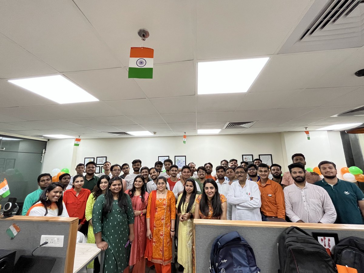 Glimpse of #75thIndependenceDay celebration at Mind IT Systems. Organized group activities within teams to inculcate sense of togetherness, making the celebration even more memorable. Here is a sneak peek from this special day!

#independenceday2022 #Independencedaycelebration