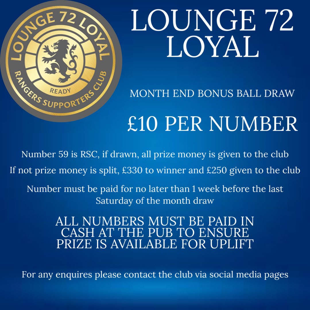 Reminder that we have started a monthly bonus ball! 

For any more information give us a dm 🇬🇧🔴⚪️🔵🇬🇧
