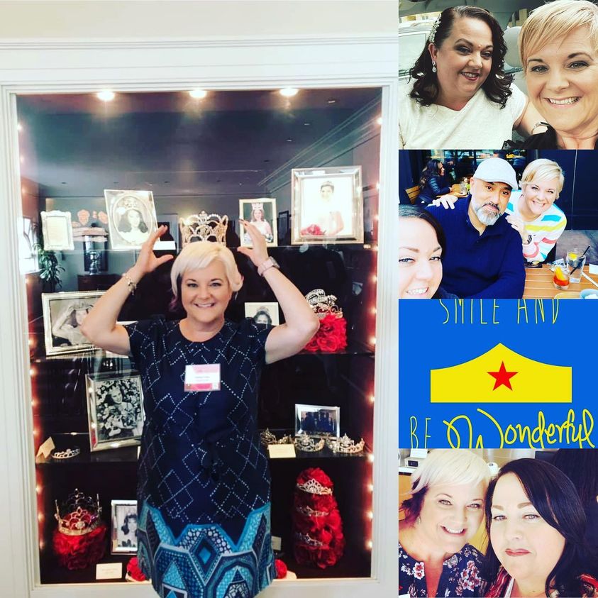 AVBrandy's tweet photo. Wishing my #AVBestie and fellow #superwoman💪 @TammyFuqua3 the happiest of birthdays! So many selfie’s to choose from but these are some of our most special ones. Cheers to many more, and don't forget to #WangChung tonight! https://t.co/BYdIJSLfjh