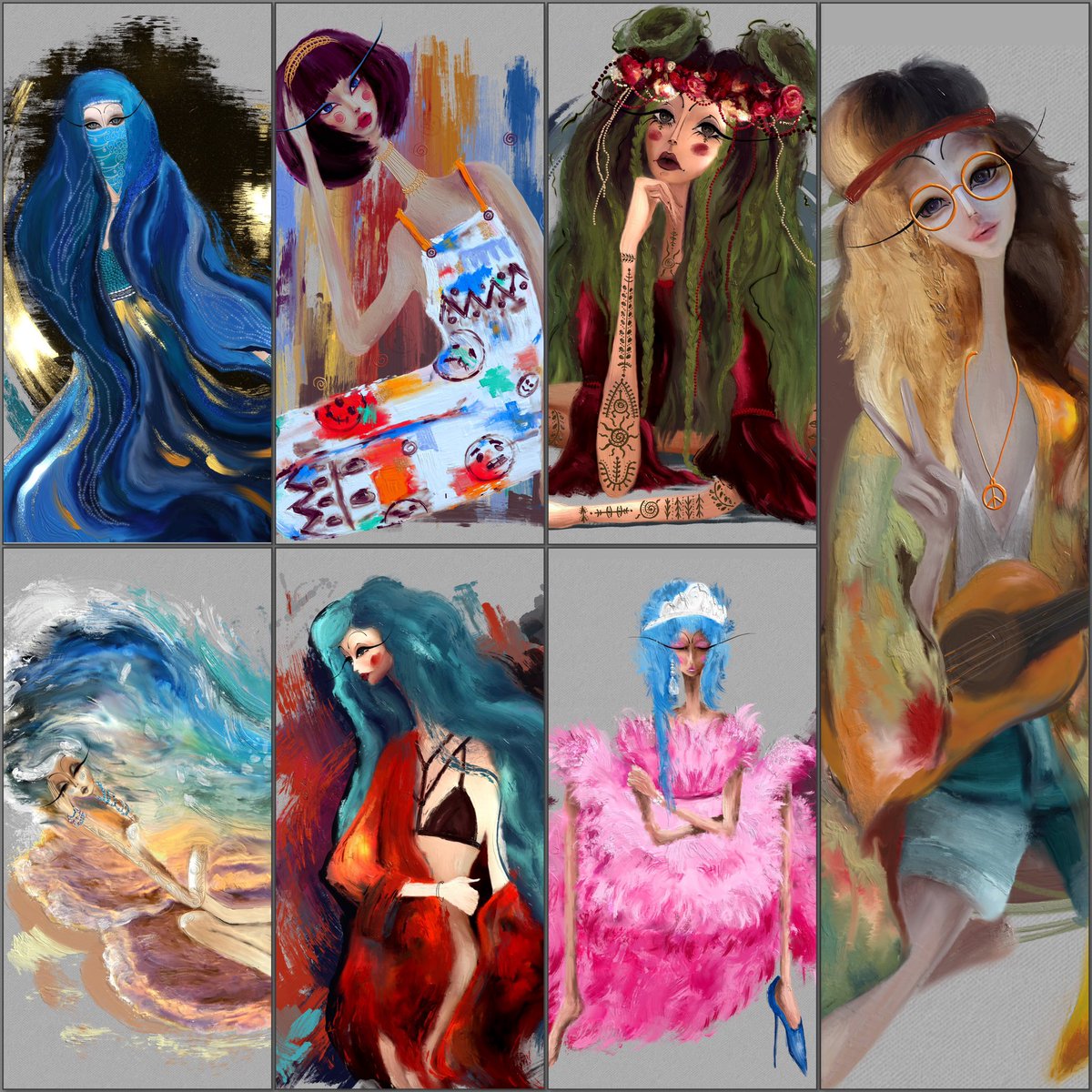 While I'm hard at work on new art for <a href="/KnownOrigin_io/">KnownOrigin.io</a> a few of my girls are waiting for their fan on <a href="/opensea/">OpenSea</a> 

Collection of 58 artworks:“Hand strokes” (My probably world)

💟Only 1/1
💟 32 items out of 58 listed
💟 24 items out of 32 sold 

💟Floor price 0.07 $ETH 

#iricreates