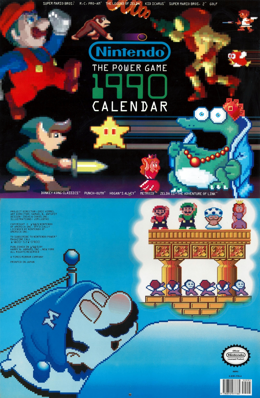Cool Box Art on Twitter "Nintendo The Power Game 1990 Calendar