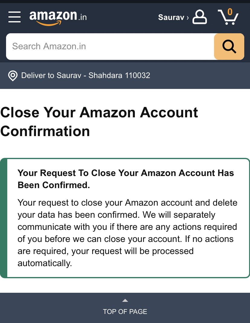 sauravrastogi's tweet photo. @AmazonHelp Delete amazon app and close amazon account #BoycottAmazon #fraudcompanyamazon #ecommercefraud #AmazonIndia #amazonusa https://t.co/S8uHk3NYuN
