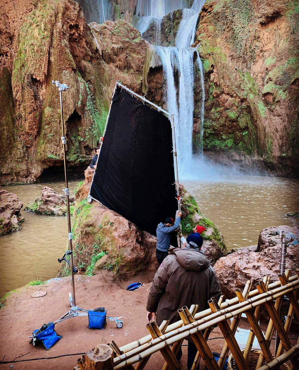 MathieuTURI's tweet photo. Petit souvenir d’un jour de tournage incroyable au Maroc pour MEANDRE, dans un décors de rêve, extrêmement difficile d’accès, mais qui en valait la peine : la cascade d’Ouzoud. #Meandre #Meander #Morocco #Maroc https://t.co/I8CsQ9k3xK