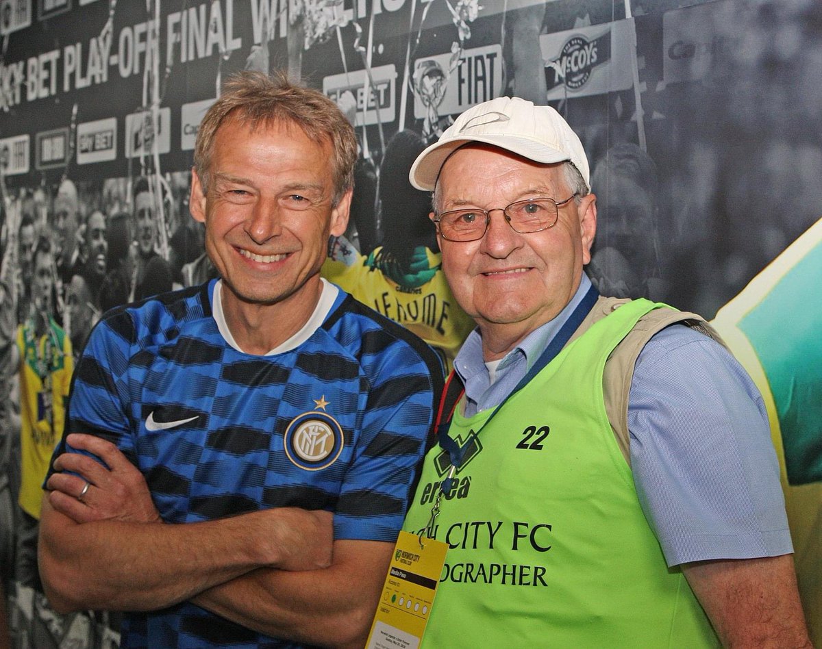 Talk Norwich City (@talknorwichcity) on Twitter photo We are saddened to hear of the passing of former Norwich City club photographer, Roger Harris. 
Thanks to him, so many of the most iconic #NCFC moments have been captured for us to reminisce forever. 
We are thinking of his family. 
RIP, Roger. 💚🙏🏼 We are saddened to hear of the passing of former Norwich City club photographer, Roger Harris. 
Thanks to him, so many of the most iconic #NCFC moments have been captured for us to reminisce forever. 
We are thinking of his family. 
RIP, Roger. 💚🙏🏼