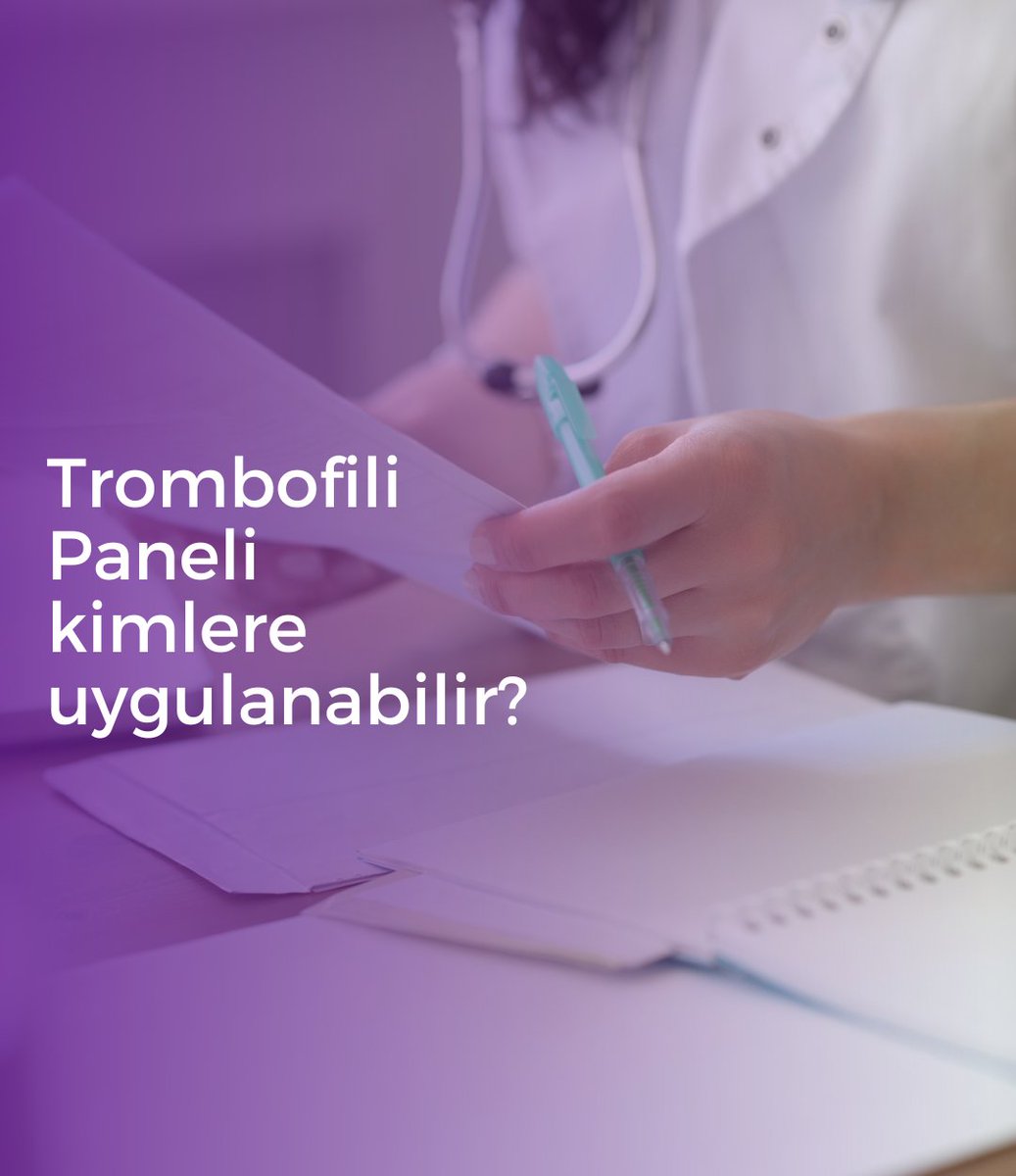 NextGenCen's tweet photo. Trombofili Paneli testi;

➡ Erken yaşta damar tıkanıklığı geçirenlerde,
➡ Ailesinde damar tıkanıklığı olanlarda

#NextGeneticCenter #TrombofiliPaneli #Trombofili https://t.co/waPPXRQBHH
