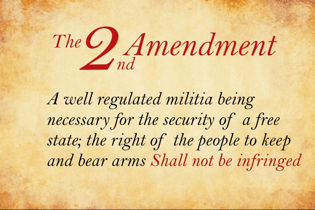 This, of course, could politically be weaponized by the higher power

What makes America great is the 2nd Amendment,

"A well regulated Militia, being necessary to the security of a free State, the right of the people to keep and bear Arms, shall not be infringed."

7/13